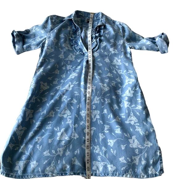 Kut‎ from the Kloth Chambray Denim Shirt Dress Blue Women's Small - Picture 8 of 8